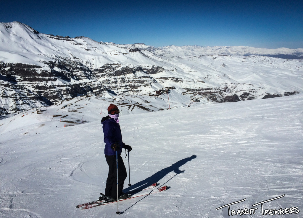 Skiing in the Andes