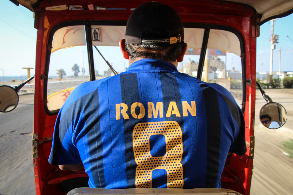 Tuk-tuk ride in Pisco